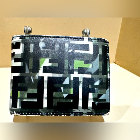 Fendi FF Camo Forever Bifold Wallet - Picture 1 of 16